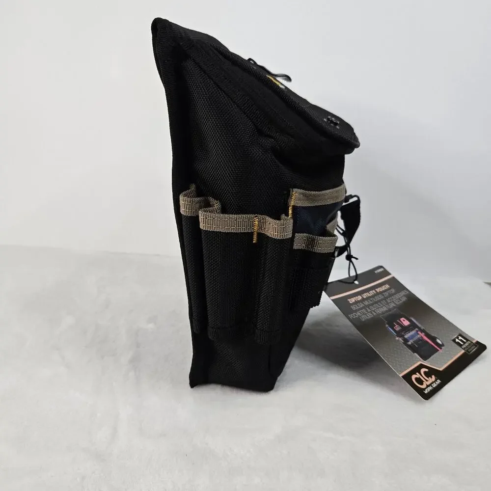 CLC Work Gear ZipTop Utility Pouch Tool Organizer Belt Pouch Brand New